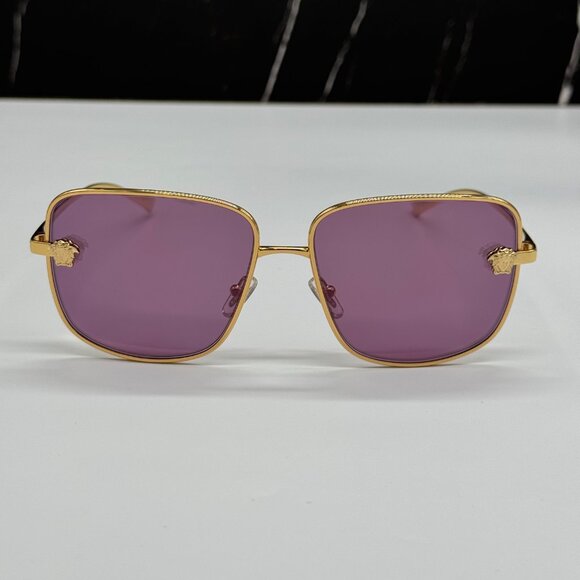 NEW VERSACE VE2282 1002/AK WOMEN SUNGLASSES GOLD/PINK VE2282 1002AK EYEWEAR main image 10